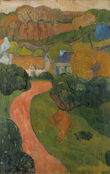Decorative Landscape II  by Jan Verkade - Hand-Painted Oil Painting Reproduction