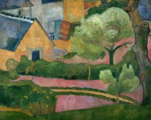 Farmyard at Le Pouldu by Jan Verkade Oil Painting