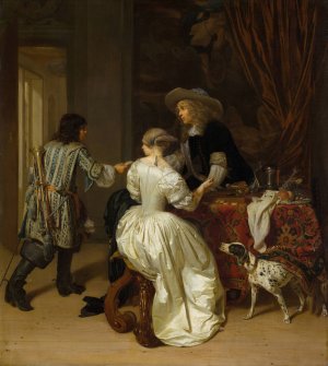 The Messenger by Jan Verkolje Oil Painting