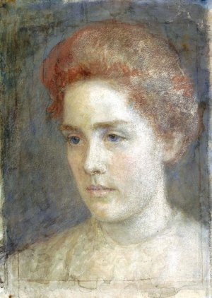 Portret van mejuffrouw Wiedenbruggen by Jan Veth Oil Painting