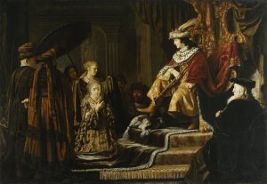 Esther Before Ahasuerus by Jan Victors Oil Painting