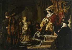 Esther Before Ahasuerus by Jan Victors Oil Painting