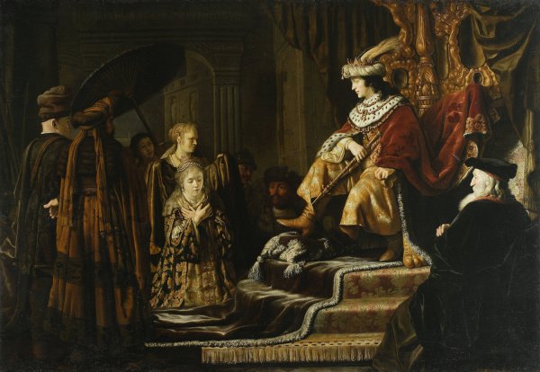Main Product Photo of Esther Before Ahasuerus  Painting by Jan Victors