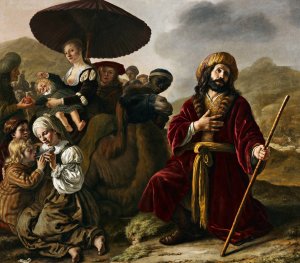 Jacob Seeking The Forgiveness Of Esau by Jan Victors Oil Painting