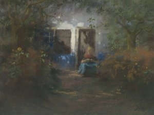 Idylle by Jan Voerman Oil Painting