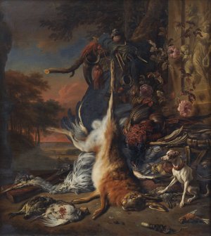 Dead Game by Jan Weenix Oil Painting