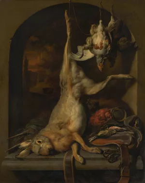 Dead Hare Oil painting by Jan Weenix