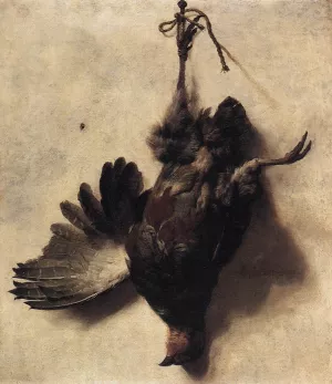 Dead Partridge painting by Jan Weenix