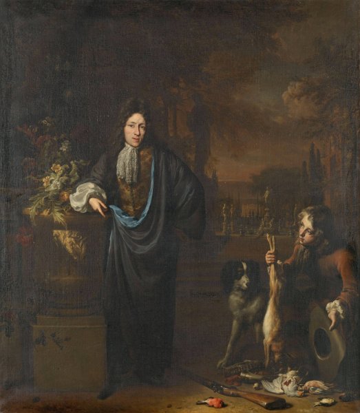 Main Product Photo of Portrait of Silvester van Tongeren  Painting by Jan Weenix