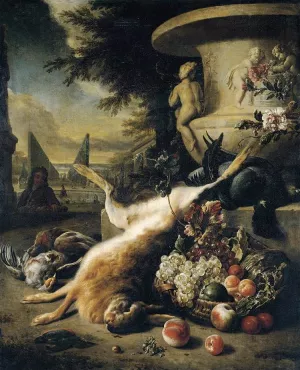 Still-Life of Game painting by Jan Weenix