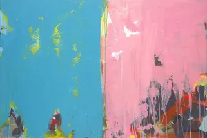 Colorblock 13 by Jan Weiss Oil Painting