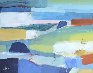 Colorfield 19 by Jan Weiss Oil Painting