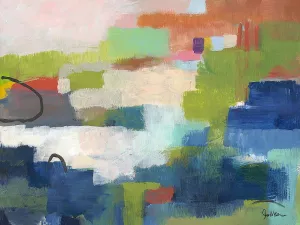 Colorfield No. 7 by Jan Weiss Oil Painting
