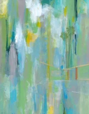 Desert Living 3 by Jan Weiss Oil Painting