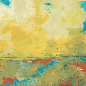 Earth and Sky by Jan Weiss Oil Painting