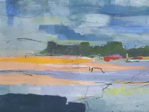 Evening Light 1 by Jan Weiss Oil Painting