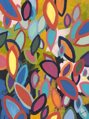 Forest Floor No. 2 by Jan Weiss Oil Painting