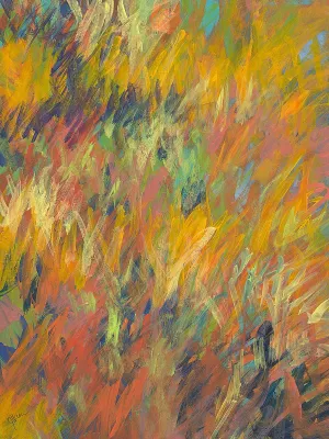 In My Meadow by Jan Weiss Oil Painting