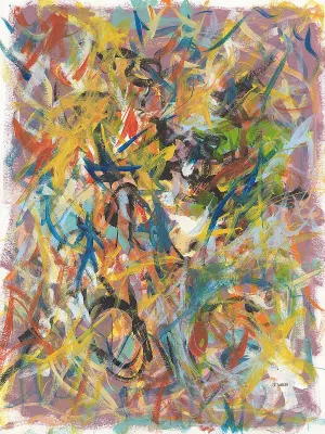 Inside Out No. 2 by Jan Weiss Oil Painting