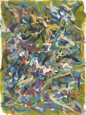 Inside Out No. 3 by Jan Weiss Oil Painting