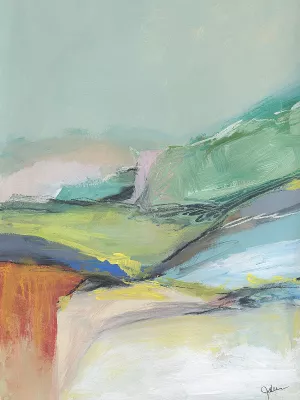 June Hills Two by Jan Weiss Oil Painting