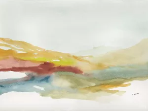 Land Contours No. 4 by Jan Weiss Oil Painting