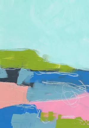 Landscape No. 96 by Jan Weiss Oil Painting