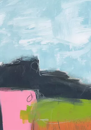 Landscape No. 97 by Jan Weiss Oil Painting