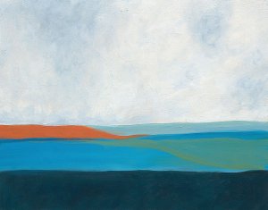 Layered Earth 2 by Jan Weiss Oil Painting