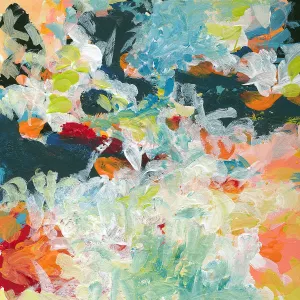 Lunar Freefall 3 by Jan Weiss Oil Painting