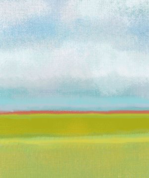 Meadow 1 Oil painting by Jan Weiss