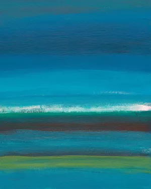 Night Coast One by Jan Weiss Oil Painting
