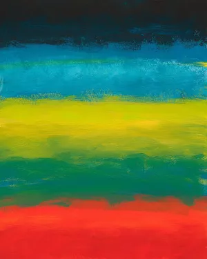 Night Coast Two by Jan Weiss Oil Painting