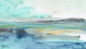 Tempestuous Sea by Jan Weiss Oil Painting