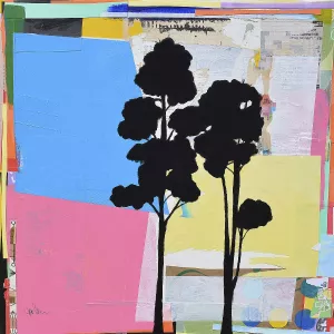 Treeform No. 2 by Jan Weiss Oil Painting