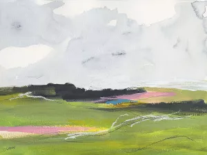 Waiting For Spring 1 by Jan Weiss Oil Painting