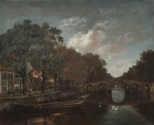 Herengracht, Amsterdam by Jan Wijnants Oil Painting