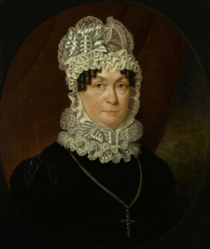 Portrait of Ann Brander by Jan Willem May Oil Painting