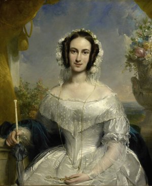 Agatha Petronella Hartsen by Jan Willem Pieneman Oil Painting