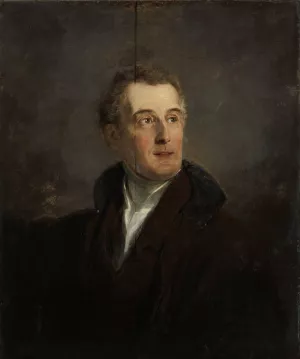 Portrait Study of Arthur Wellesley, Duke of Wellington by Jan Willem Pieneman Oil Painting