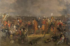 The Battle of Waterloo by Jan Willem Pieneman Oil Painting