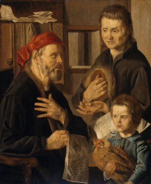 Office of the Steward by Jan Woutersz Stap Oil Painting