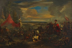 Die Entsatzschlacht vor Wien 1683 by Jan Wyck Oil Painting