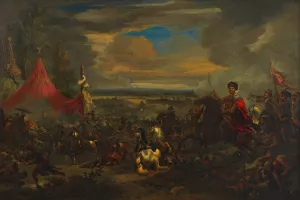 Die Entsatzschlacht vor Wien 1683 Oil painting by Jan Wyck