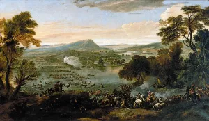 Extensive Landscape by Jan Wyck Oil Painting