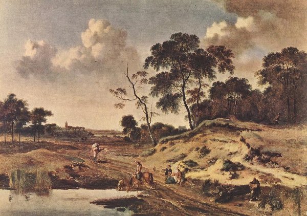 Main Product Photo of Landscape with Dune Painting by Jan Wynants