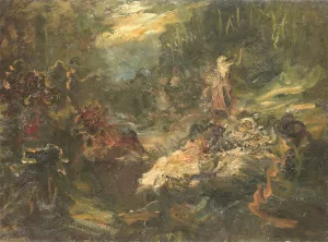 De woudprediker by Jan Zurcher Oil Painting