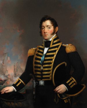 Oliver Hazard Perry by Jane Stuart Oil Painting