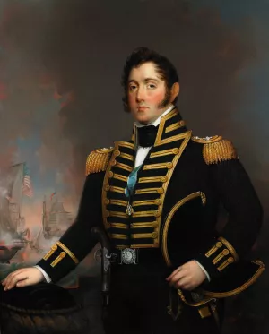 Oliver Hazard Perry by Jane Stuart Oil Painting
