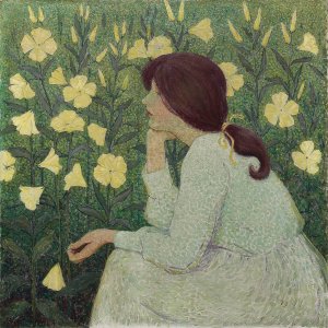 Distant thoughts Oil painting by Janet Fisher